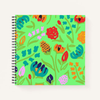 English Garden Mint Spiral Notebook
