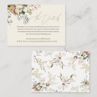 English Garden Party Enclosure Card