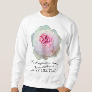 English Garden Rose Earth Angel gardening rose  Sweatshirt