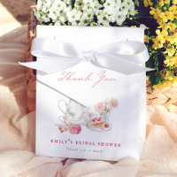 English Garden Tea Party Bridal Shower Thank You