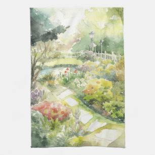 English Garden  Tea Towel