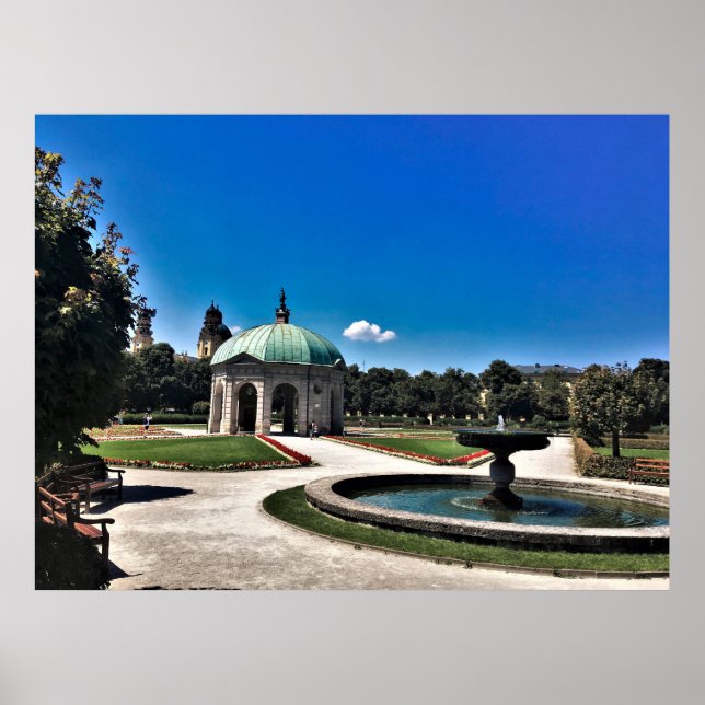 English Gardens Poster (Front)