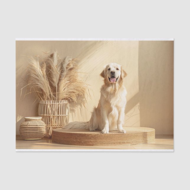 English Golden Retriever10 Tissue Paper (Front)