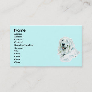 English Golden Retriever Business Cards