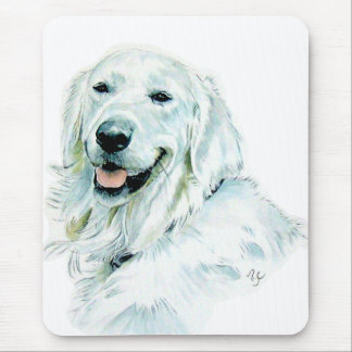 English Golden Retriever Mouse Pad