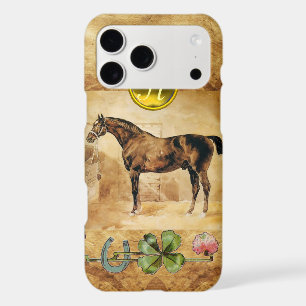 ENGLISH HORSE ,HORSESHOE AND SHAMROCK MONOGRAM