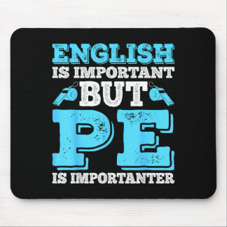English Important English Important But Design Mouse Pad