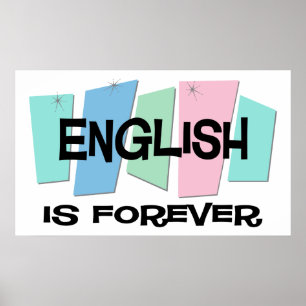 English Is Forever Poster