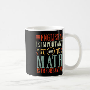 English Is Important But Math Is Importanter Funny Coffee Mug