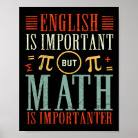 English Is Important But Math Is Importanter Funny