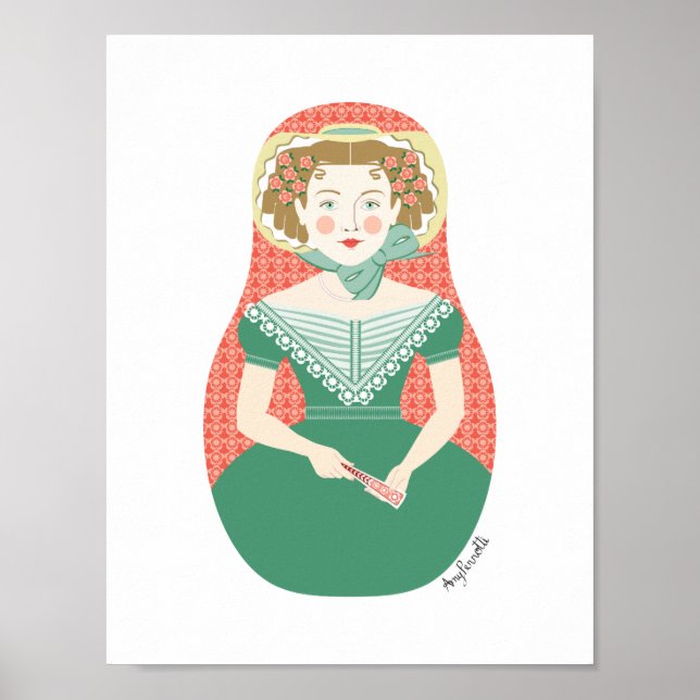 English Ivy Matryoshka Poster (Front)