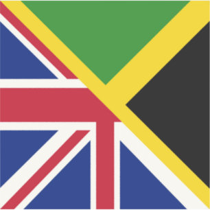 English Jamaican Flag Half Jamaica England Flag