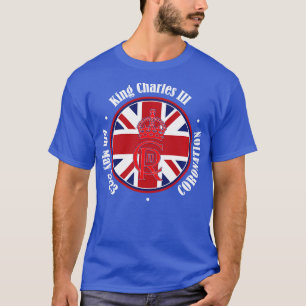 English King III Charles Memorabilia Kings Coronat T-Shirt