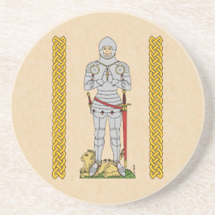 English Knight Circa 1430 Coaster