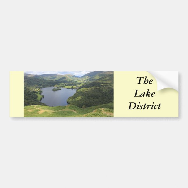 English Lake District Bumper Sticker (Front)