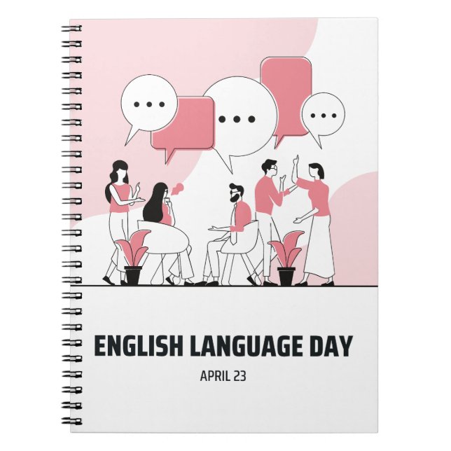 English Language Day Notebook (Front)