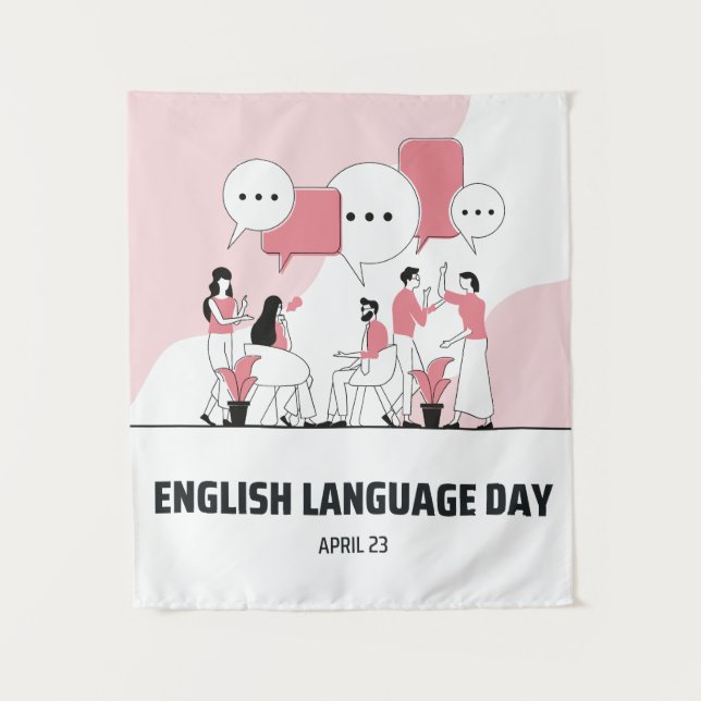 English Language Day Tapestry (Front)