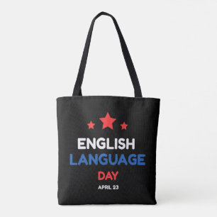English Language Day Tote Bag