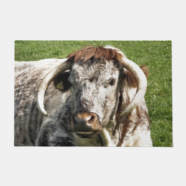 ENGLISH LONGHORN  DOORMAT (Front)