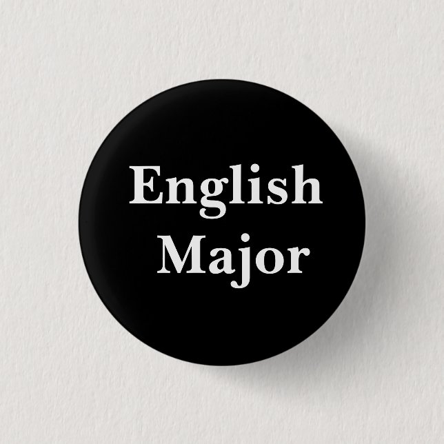 English Major Pin (Front)