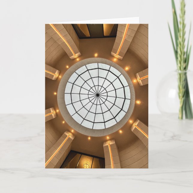 English Manor House Ceiling  Card (Front)