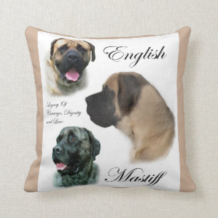English Mastiff Art Cushion