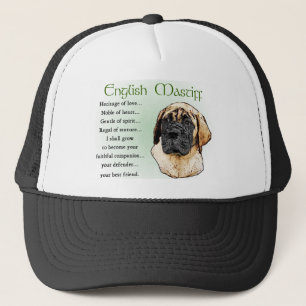 English Mastiff Art Gifts Trucker Hat