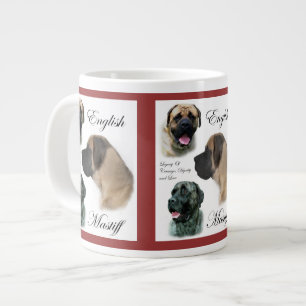 English Mastiff Art Large Coffee Mug