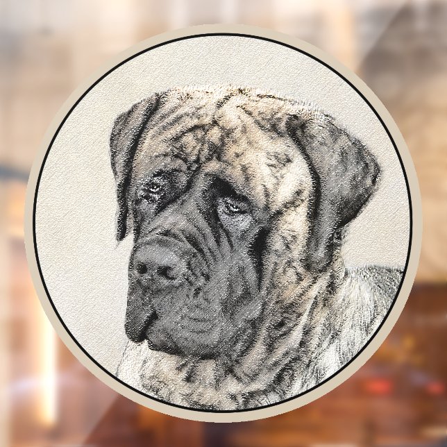 English Mastiff (Brindle) Painting - Dog Art (Sheet 2)