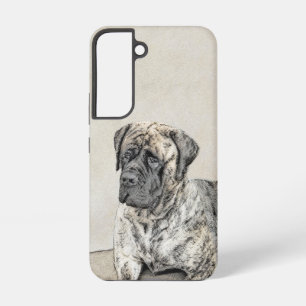 English Mastiff (Brindle) Painting - Dog Art Samsung Galaxy Case