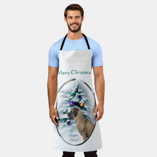 English Mastiff Christmas Apron