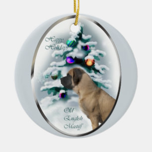 English Mastiff Christmas Gifts Ornament