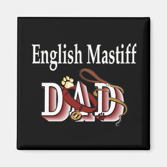 english mastiff dad Magnet (Front)
