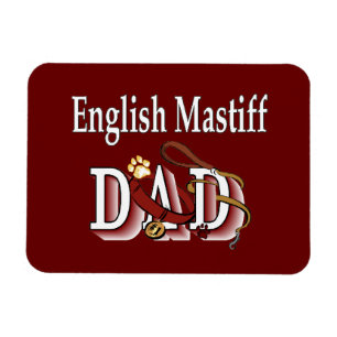 English Mastiff Dad Magnet