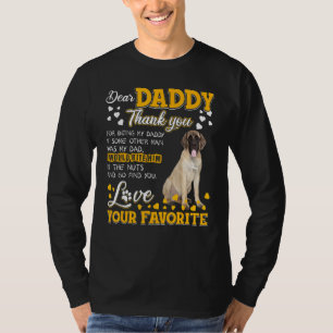 English Mastiff Dear Daddy Thank You For Being My  T-Shirt