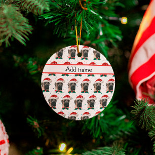 English Mastiff Dog Breed Christmas Ceramic Tree Decoration