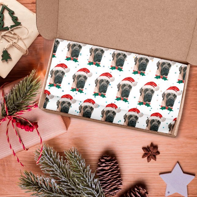 English Mastiff Dog Breed Christmas Tissue Paper (Creator Uploaded)