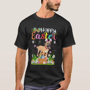 English Mastiff Dog Happy Easter Egg Hunt Bunny Ea T-Shirt