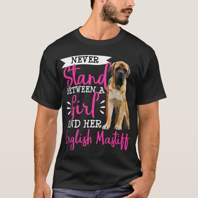 English Mastiff Dog Mom Owner Funny Gift T-Shirt (Front)