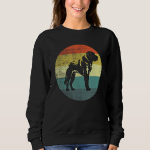 English Mastiff Dog Retro Vintage Design Sweatshirt