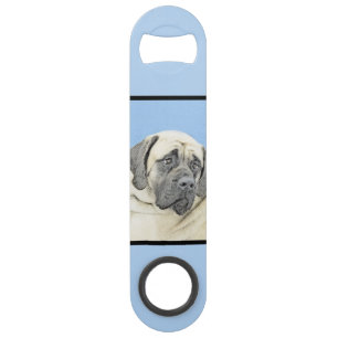 English Mastiff (Fawn) Painting - Original Dog Art