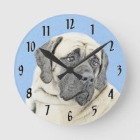 English Mastiff (Fawn) Painting - Original Dog Art