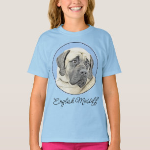 English Mastiff (Fawn) Painting - Original Dog Art T-Shirt