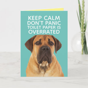 English Mastiff Staying Calm- TP Overrated Card