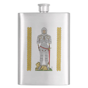 English Mediaeval Knight Circa 1430 Hip Flask