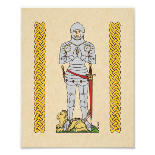 English Mediaeval Knight Circa 1430 Photo Print