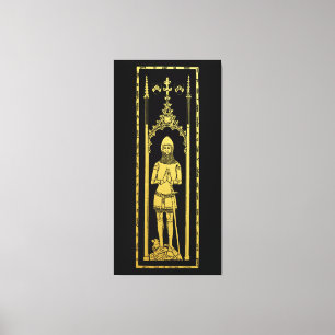 English Mediaeval Portrait 1355 John, Lord Cobham Canvas Print