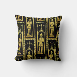 English Mediaeval Portrait 1355 John, Lord Cobham Cushion