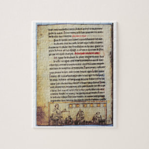 English miniature, 'Medica', illustrating an apoth Jigsaw Puzzle