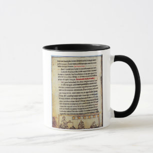 English miniature, 'Medica', illustrating an apoth Mug